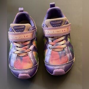 Tsukihoshi Rainbow Sneakers Toddler Girl’s 9.5 Multi-color Shoes Spring
